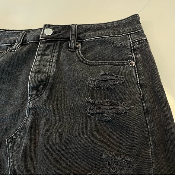 Black denim skirt - Picture 4 of 8